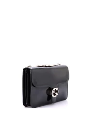 Pre-Owned Gucci Medium Interlocking Shoulder Bag Patent
