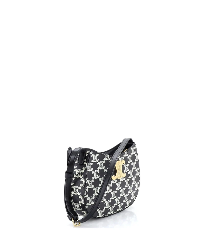 Pre-Owned Celine Medium Triomphe Tilly Bag Triomphe Coated Canvas