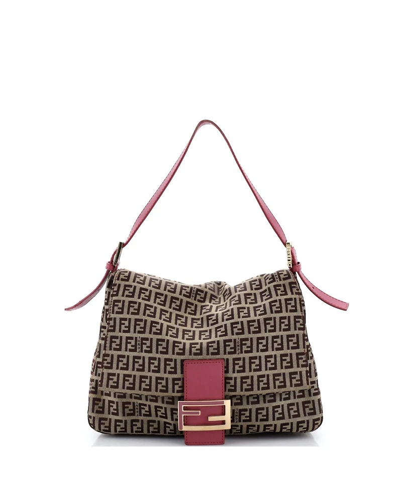 Pre-Owned Fendi Mama Forever Bag Zucchino Canvas