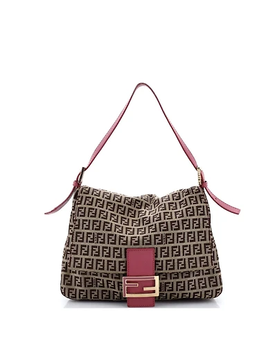 Pre-Owned Fendi Mama Forever Bag Zucchino Canvas