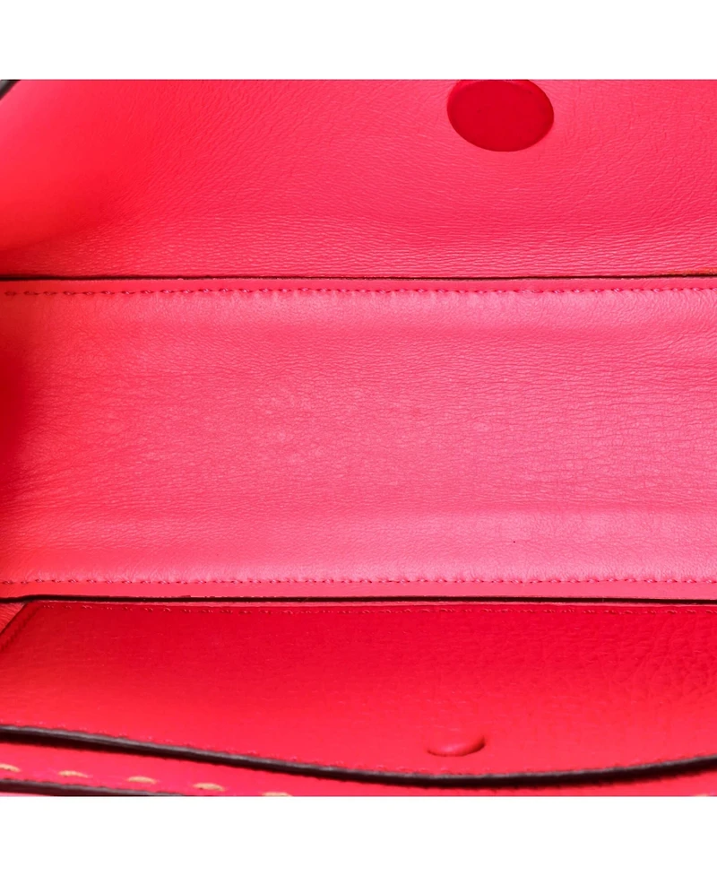 Pre-Owned Fendi Medium Selleria Baguette Nm Bag Leather