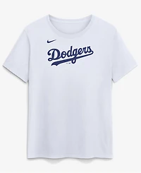 Nike Women's White Los Angeles Dodgers Wordmark T-Shirt