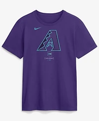 Nike Men's Purple Arizona Diamondbacks City Connect Large Logo T-Shirt