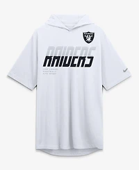 Nike Men's White Las Vegas Raiders Tri-Blend Hooded T-Shirt