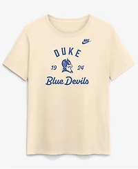 Nike Women's Natural Duke Blue Devils Legacy Team Name T-Shirt