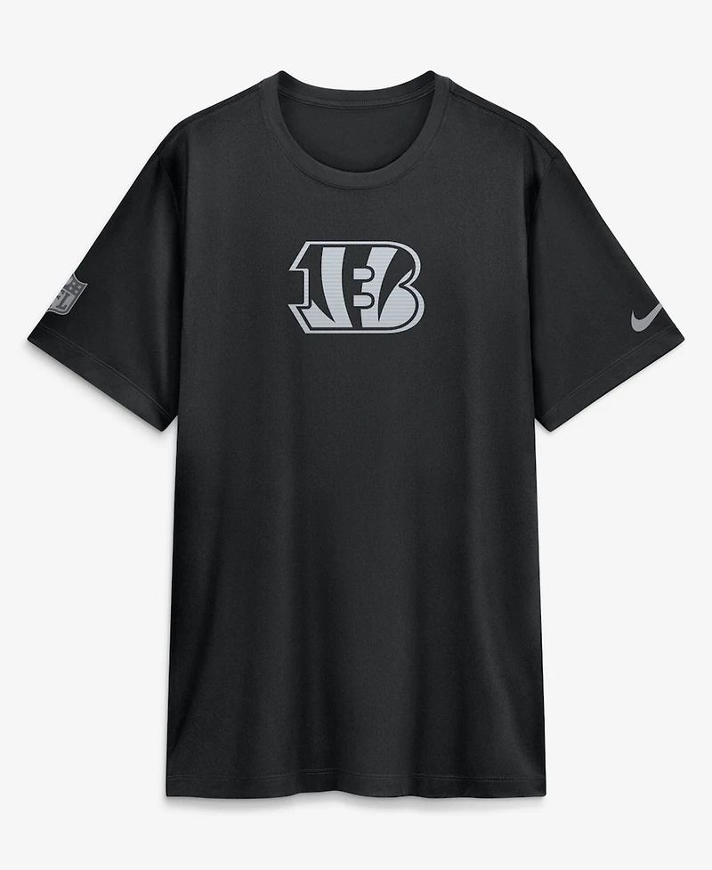 Nike Men's Black Cincinnati Bengals Sideline Lead The Charge Legend Dri-fit T-Shirt