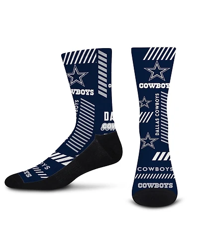 For Bare Feet Men's and Women's Dallas Cowboys FANtastic Crew Socks