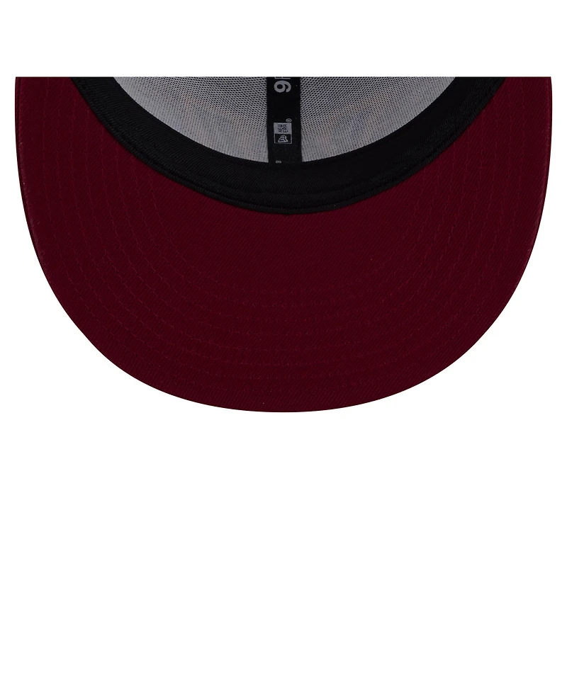 New Era Men's Burgundy Washington Commanders Core Team 9FIFTY Trucker Snapback Hat