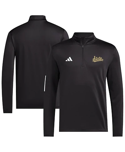 Adidas Men's Black Mississippi State Bulldogs Half-Zip Golf Jacket