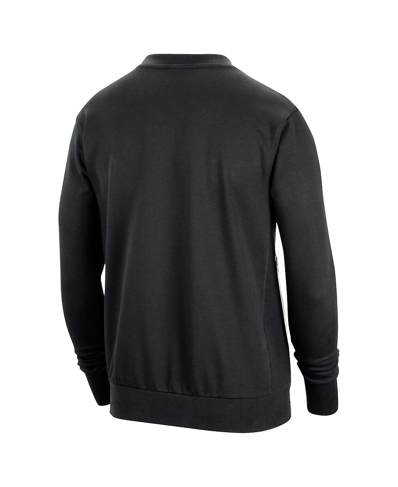 Nike Men's and Women's Black New York Liberty 2026 On-Court Practice Dri-fit Sweatshirt