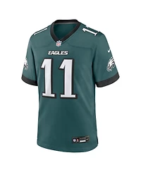 Nike Men's A.j. Brown Midnight Green Philadelphia Eagles Team Game Jersey
