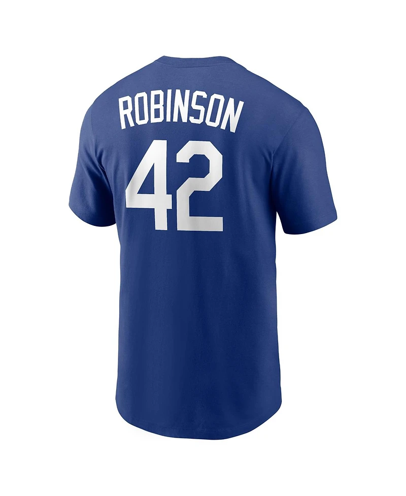 Nike Men's Jackie Robinson Royal Brooklyn Dodgers Cooperstown Collection Name Number T-Shirt