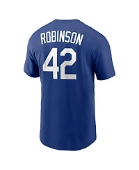 Nike Men's Jackie Robinson Royal Brooklyn Dodgers Cooperstown Collection Name Number T-Shirt