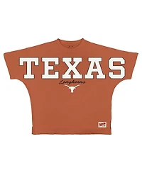 Pressbox Women's Texas Orange Longhorns Flannigan Oversized T-Shirt