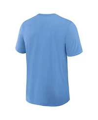 Nike Men's Light Blue Chicago Cubs Authentic Collection Early Work Tri-Blend Dri-fit T-Shirt