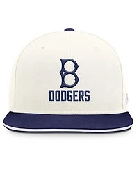 Nike Men's Cream/Royal Brooklyn Dodgers Cooperstown Pro Dri-fit Snapback Hat