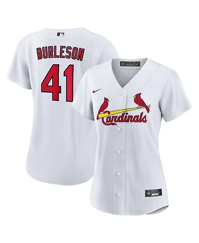 Nike Women's Alec Burleson White St. Louis Cardinals Home Replica Jersey