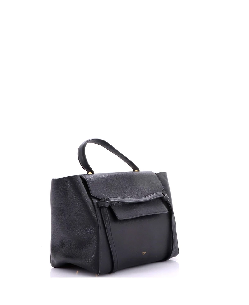 Pre-Owned Celine Mini Belt Bag Textured Leather