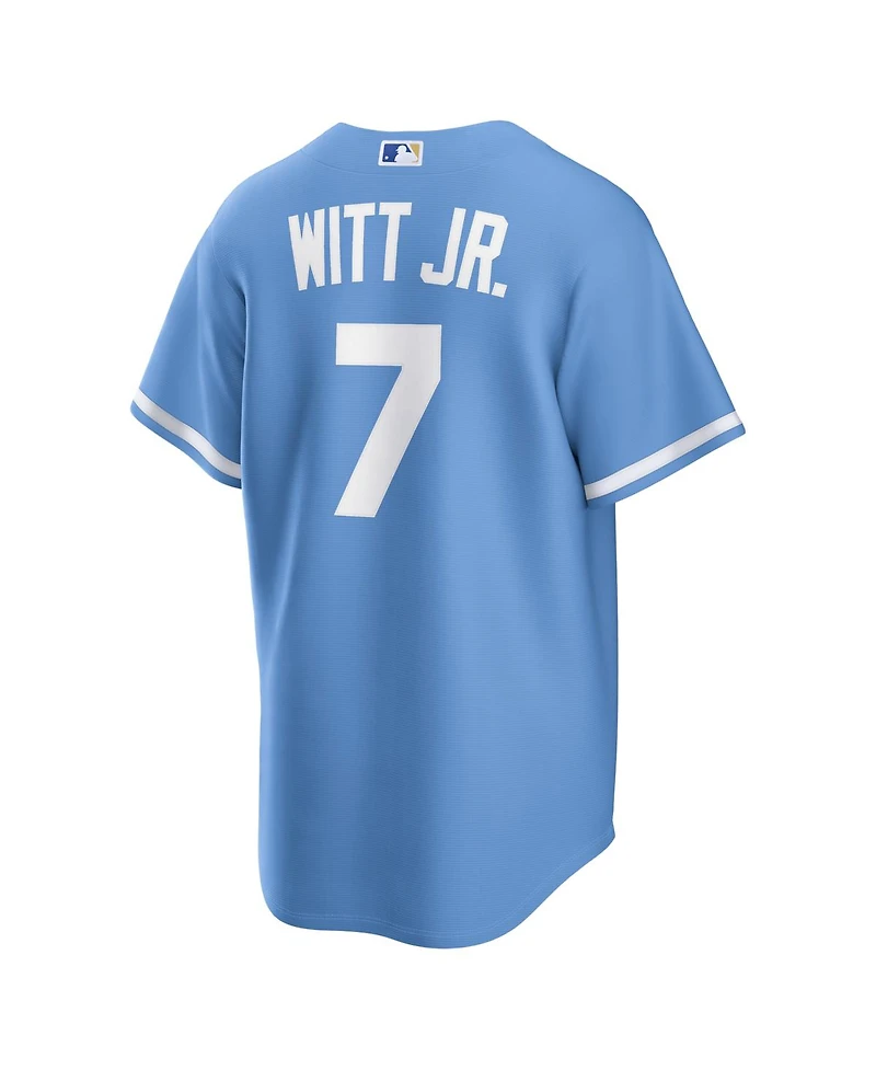 Nike Men's Bobby Witt Jr. Light Blue Kansas City Royals Alternate Replica Jersey