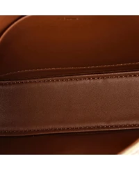 Pre-Owned Celine Triomphe East-West Shoulder Bag Triomphe Coated Canvas