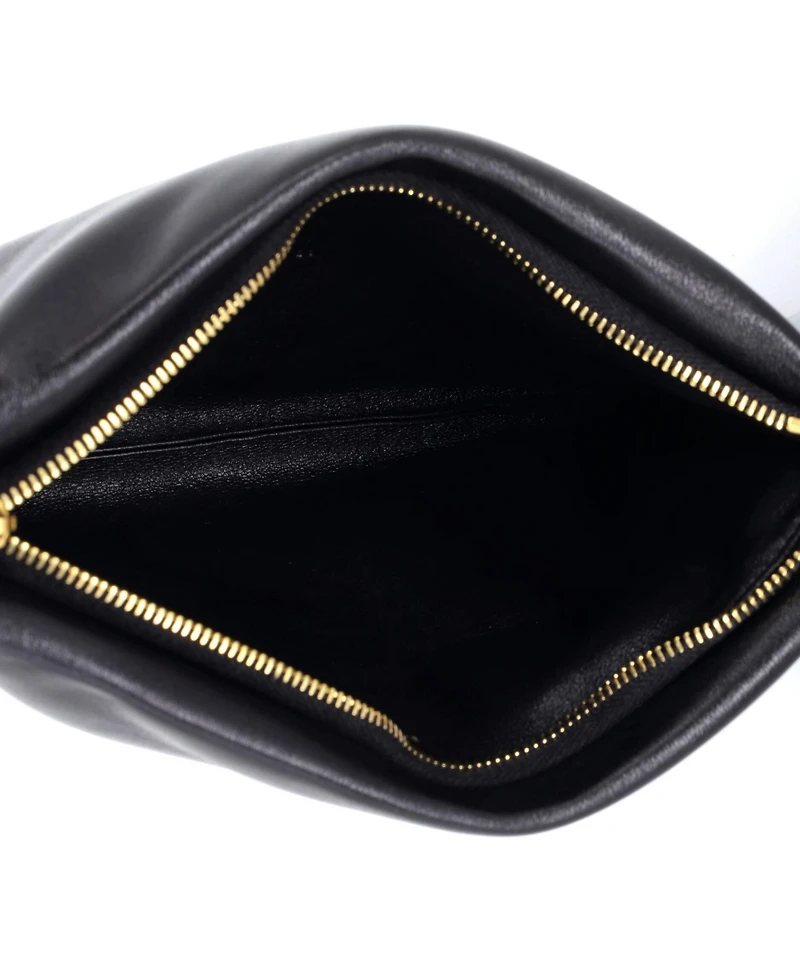 Pre-Owned Saint Laurent Small Calypso Zip Pouch Leather