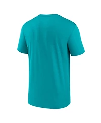 Nike Men's Aqua Miami Dolphins Legend Icon Dri-fit T-Shirt
