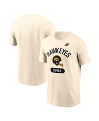 Nike Men's Natural Iowa Hawkeyes Legacy Arch Helmet T-Shirt