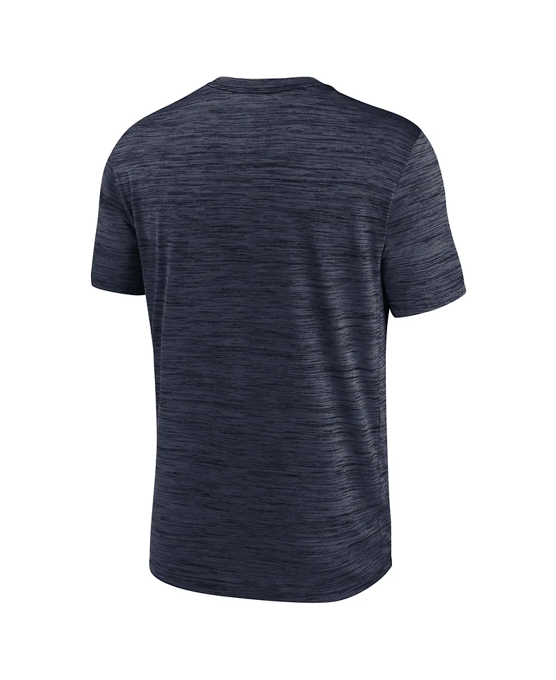 Nike Men's Navy Chicago Bears Velocity Ball Carrier Dri-fit T-Shirt