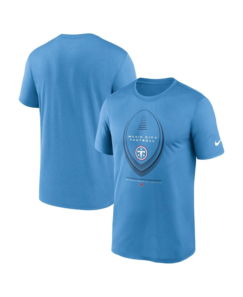 Nike Men's Light Blue Tennessee Titans Legend Icon Dri-fit T-Shirt