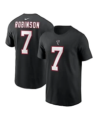 Nike Men's Bijan Robinson Black Atlanta Falcons Name Number T-Shirt