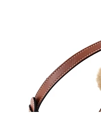 Pre-Owned Celine Medium Heart Bag Shearling with Leather