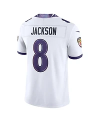Nike Men's Lamar Jackson White Baltimore Ravens Vapor F.u.s.e. Sewn Down Limited Jersey