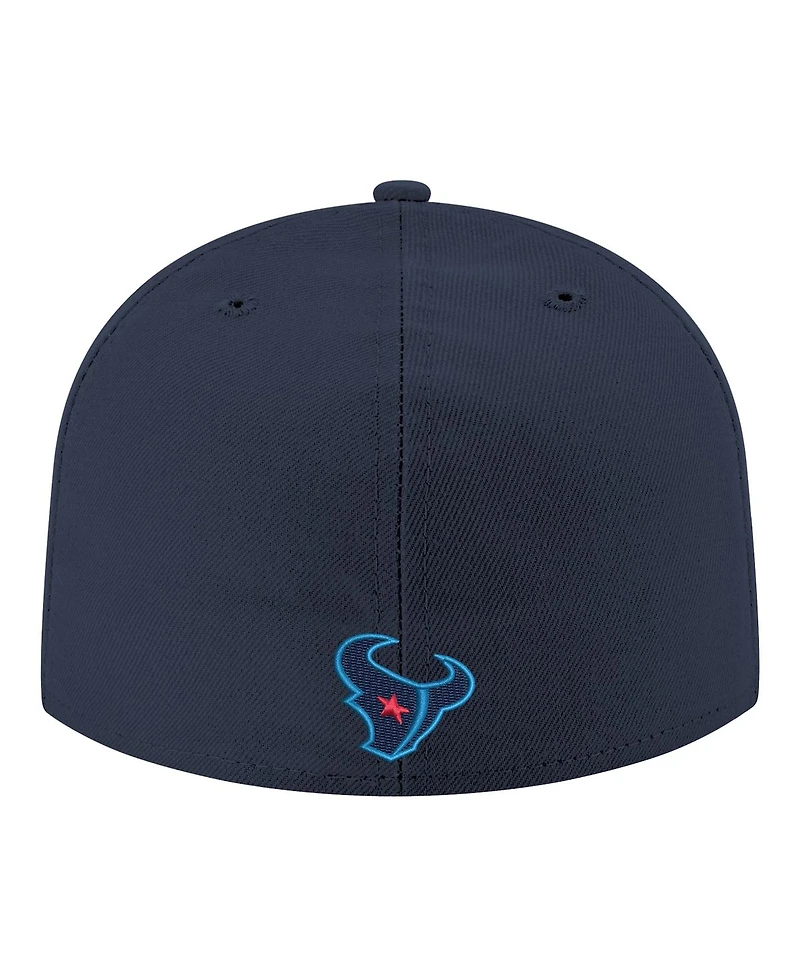 New Era Men's Navy Houston Texans 59FIFTY Fitted Hat