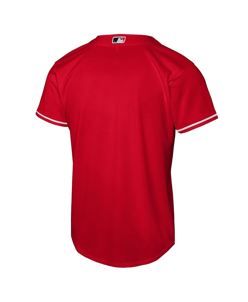 Nike Big Boys and Girls Red Cincinnati Reds Alternate Replica Jersey