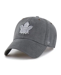 '47 Brand X Carhartt Men's Charcoal Toronto Maple Leafs Clean Up Adjustable Hat