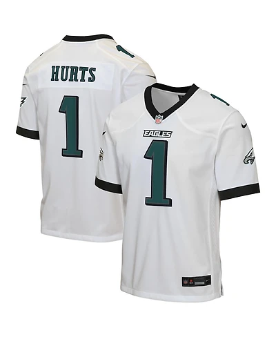 Nike Big Boys and Girls Jalen Hurts White Philadelphia Eagles Game Jersey