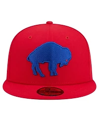New Era Men's Red Buffalo Bills 59FIFTY Fitted Hat