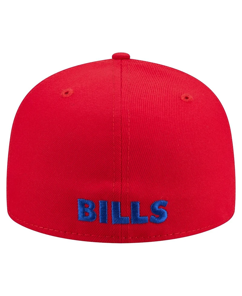 New Era Men's Red Buffalo Bills 59FIFTY Fitted Hat