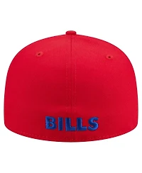 New Era Men's Red Buffalo Bills 59FIFTY Fitted Hat