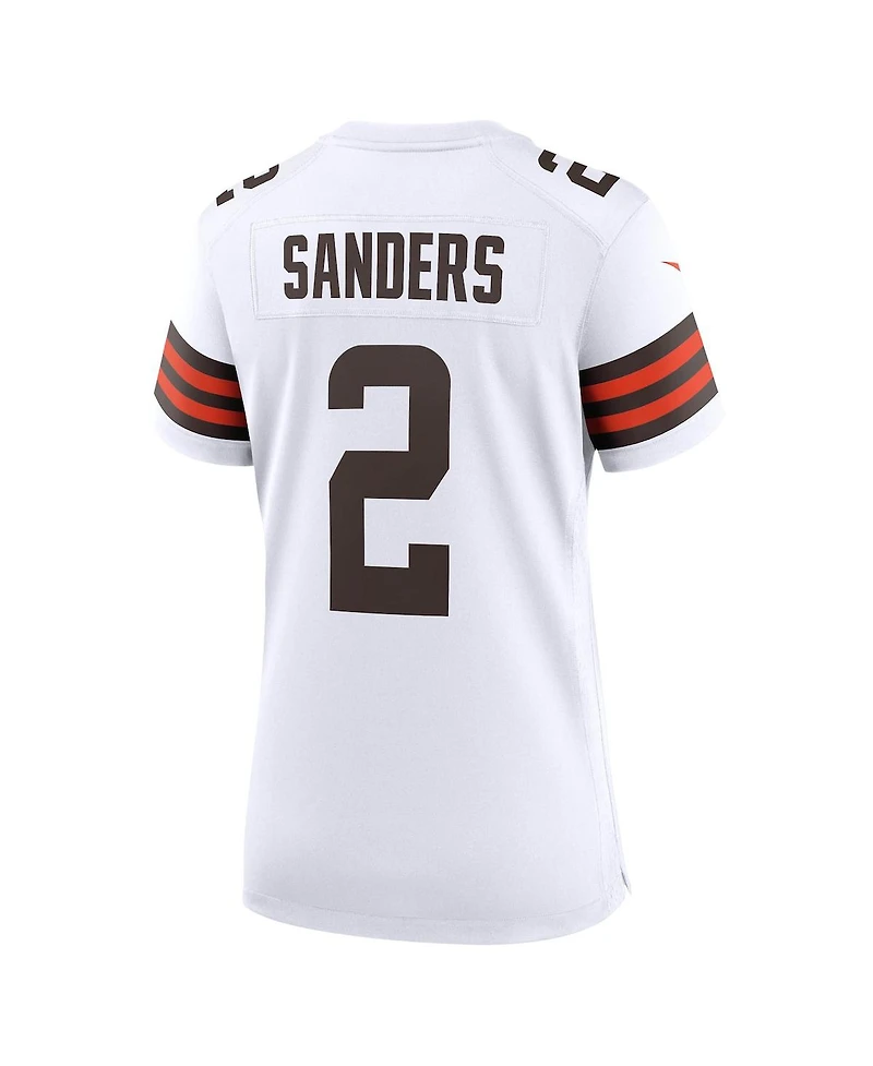 Nike Women's Shedeur Sanders White Cleveland Browns Game Jersey