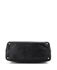 Pre-Owned Prada Double Zip Lux Tote Saffiano Leather