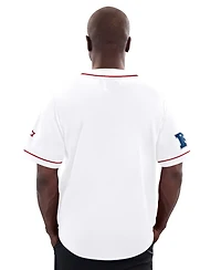 Starter Men's Starter White New York Giants Relay Full-Button Baseball Jersey