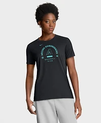 Nike Women's Black Arizona Diamondbacks Authentic Collection Early Work Tri-Blend Dri-fit T-Shirt