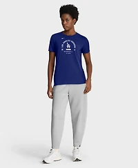 Nike Women's Royal Los Angeles Dodgers Authentic Collection Early Work Tri-Blend Dri-fit T-Shirt