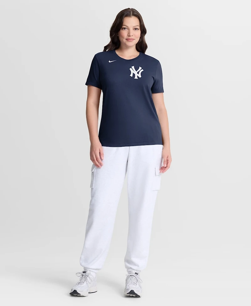 Nike Women's Navy New York Yankees Wordmark T-Shirt