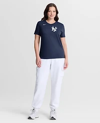 Nike Women's Navy New York Yankees Wordmark T-Shirt