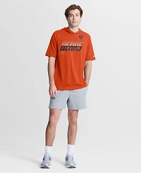Nike Men's Orange Chicago Bears Tri-Blend Hooded T-Shirt