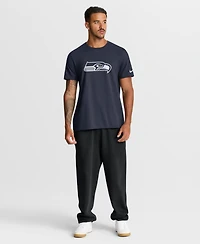 Nike Men's College Navy Seattle Seahawks Essential Logo T-Shirt