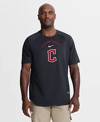 Nike Men's Navy Cleveland Guardians Authentic Collection Batting Practice Pre-Game Raglan Dri-fit Top