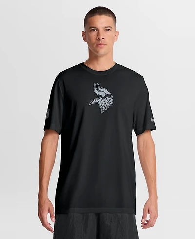 Nike Men's Black Minnesota Vikings Sideline Lead The Charge Legend Dri-fit T-Shirt